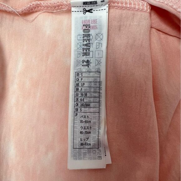 Forever 21 Lingerie Sleepover Separates Top “Bless This Mess” Light Pink/White S - Picture 7 of 8